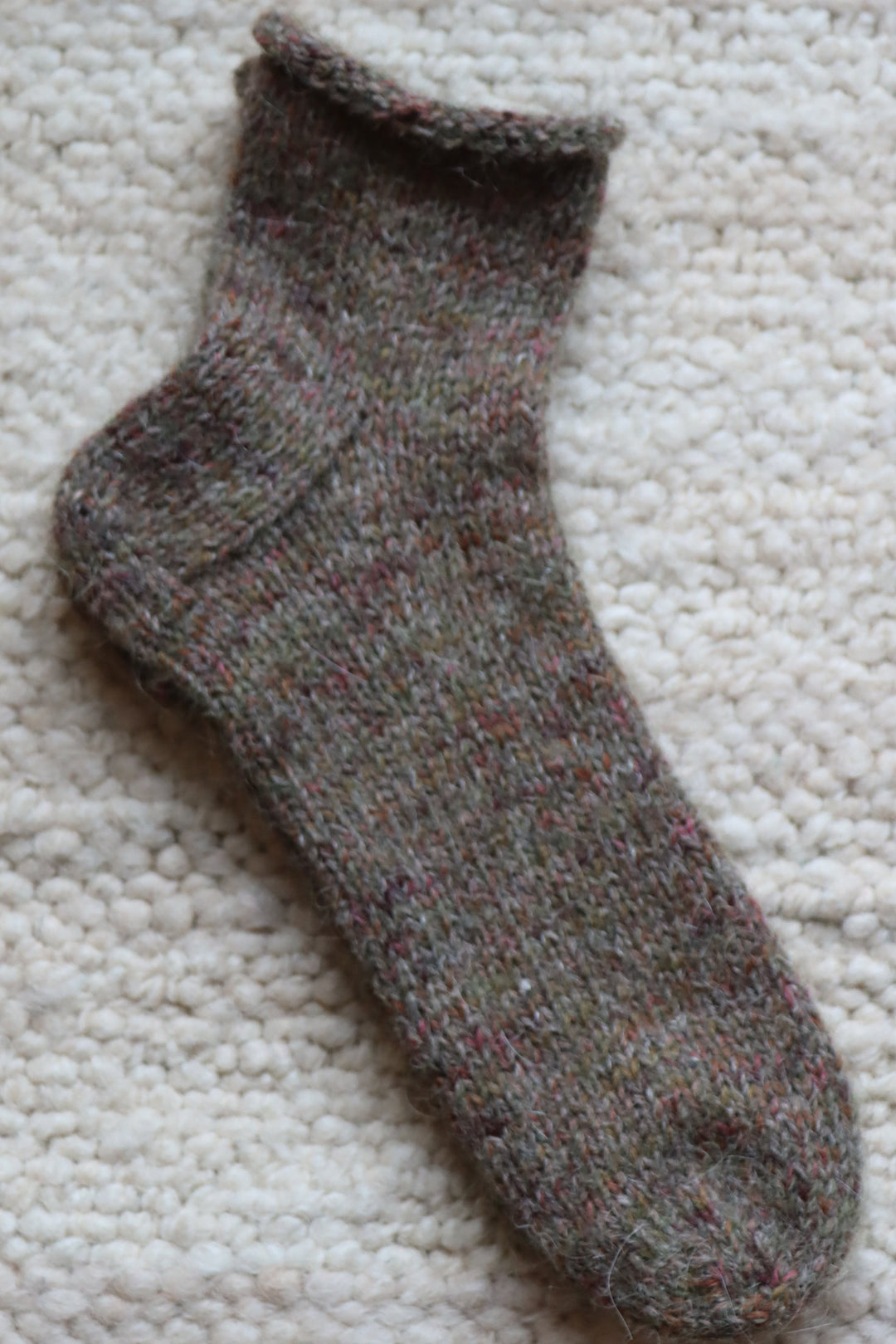Socks from mixed yarn